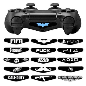 2pcs Game Light Bar Vinyl Stickers Decal Skin Led Lightbar Film For Sony PS4 Playstation 4 Dualshock 4 Controller Game accessory