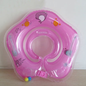 Swimming Baby Accessories Neck Ring Tube Safety Infant Float Circle for Bathing Inflatable Flamingo Inflatable Water Dropship