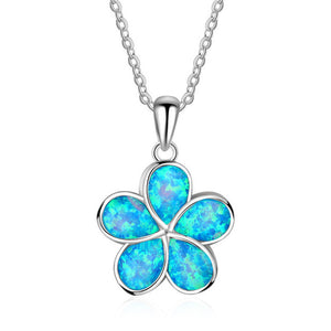 2019  Arrival Cute Silver Filled Ocean Beach Jewelry Blue Opal Sea Turtle 1PC Allergy Free Adjustable Pendant Necklace