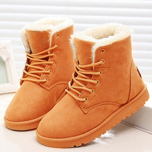 Load image into Gallery viewer, Winter Boots Women Snow Ankle Boots Female Warm Lace Up Rubber Shoes Suede Platform Boots Plush Insole Botas Mujer Invierno 2019