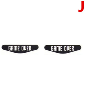 2pcs Game Light Bar Vinyl Stickers Decal Skin Led Lightbar Film For Sony PS4 Playstation 4 Dualshock 4 Controller Game accessory