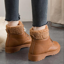 Load image into Gallery viewer, Winter Boots Snow Boots Women Shoes Woman Boots Fashion Flat Short Fur Ankle Boots 2019 Winter New Short Fur Warm Boots B64