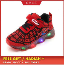 Load image into Gallery viewer, Boys Sneaker Girls Spiderman Kids Led Shoes With Lights Sneaker 2019 Spring Autumn Shoes Children Toddler Baby Girl Shoes