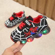 Load image into Gallery viewer, Boys Sneaker Girls Spiderman Kids Led Shoes With Lights Sneaker 2019 Spring Autumn Shoes Children Toddler Baby Girl Shoes