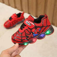 Load image into Gallery viewer, Boys Sneaker Girls Spiderman Kids Led Shoes With Lights Sneaker 2019 Spring Autumn Shoes Children Toddler Baby Girl Shoes