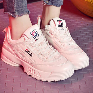 New Woman Casual Shoes Vulcanize Sneakers Femme Spring Autumn Brand White Platform Lace-Up White Breathable Women Shoes