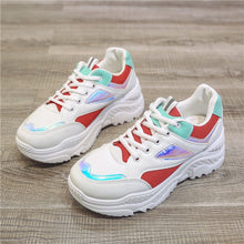 Load image into Gallery viewer, New Woman Casual Shoes Vulcanize Sneakers Femme Spring Autumn Brand White Platform Lace-Up White Breathable Women Shoes