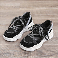 Load image into Gallery viewer, New Woman Casual Shoes Vulcanize Sneakers Femme Spring Autumn Brand White Platform Lace-Up White Breathable Women Shoes