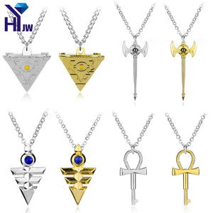 Arcv 3D Yu-Gi-Oh Necklace Anime Yugioh Millenium Yugi Muto One Thousand Yuma Tsukumo Pendant Jewelry Toy Yu Gi Oh Necklace