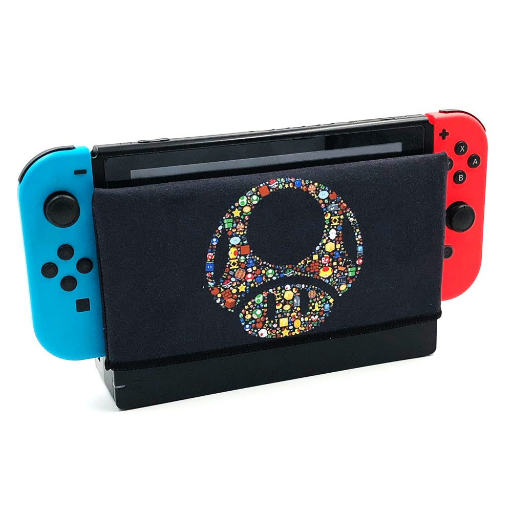 Nintend Switch Dock Cover Sleeve Dock Sock Decal Soft Suede Anti-scratch Protection Accessories for Nintendos Switch Dock